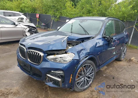 2018 BMW X3 M40I из США, поврежденный, VIN 5UXTS3C53J0Y97251